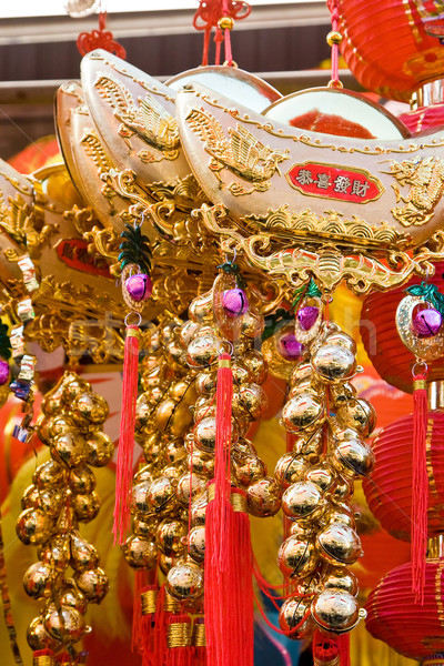 Urok złoty ceny dzwon bogactwo orientalny Zdjęcia stock © phakimata