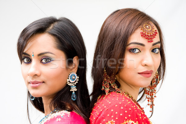 Beautiful Bengali brides Stock photo © phakimata