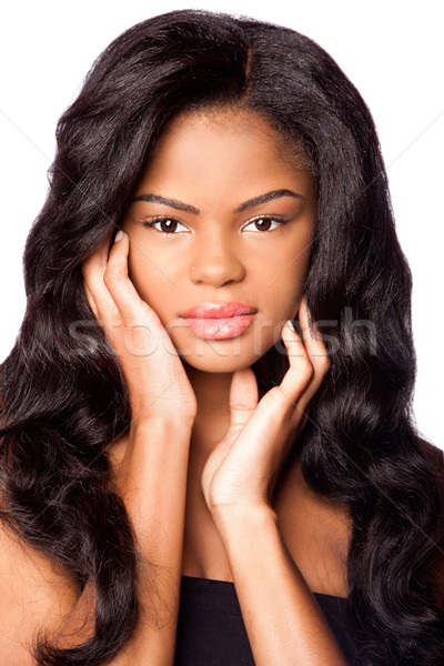 African beauty face Stock photo © phakimata