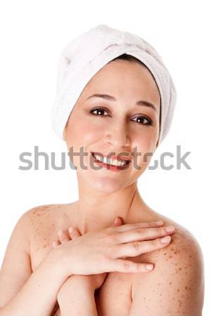 Female at Spa or Bath Stock photo © phakimata