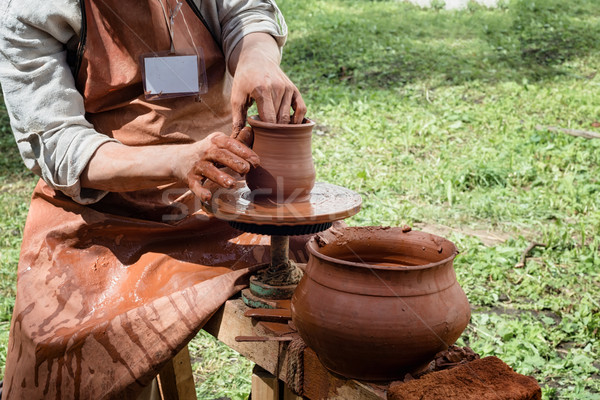 hand made pottery Stock photo © Phantom1311