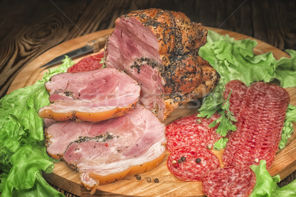 meat on a cutting board Stock photo © Phantom1311