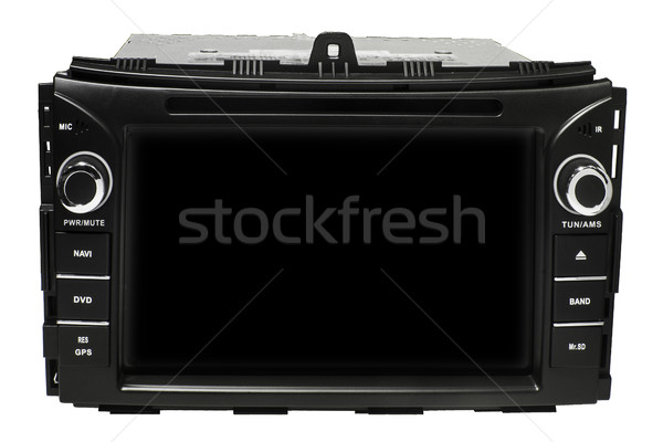 Stock photo: car multimedia system