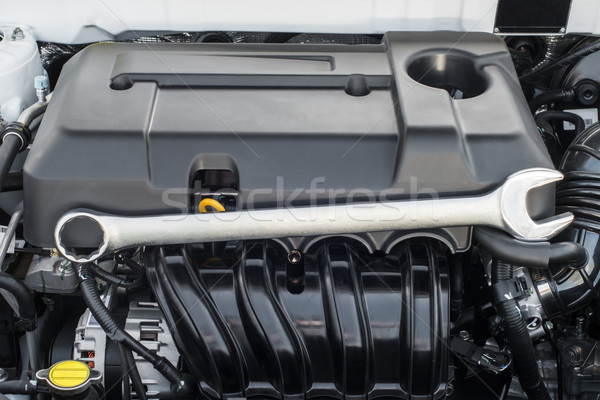 Sleutel auto motor intern verbranding Stockfoto © Phantom1311