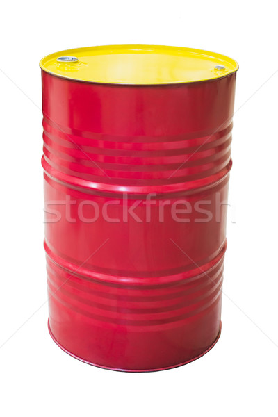 Barrel weiß Flüssigkeit Business Metall Industrie Stock foto © Phantom1311