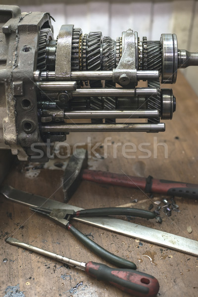 Transmission with shallow depth of field Stock photo © Phantom1311