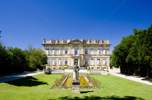 palace in Barbentane, Provence, France Stock photo © phbcz