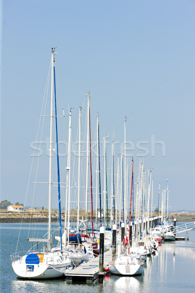 Marina Portugal barco buque Europa aire libre Foto stock © phbcz