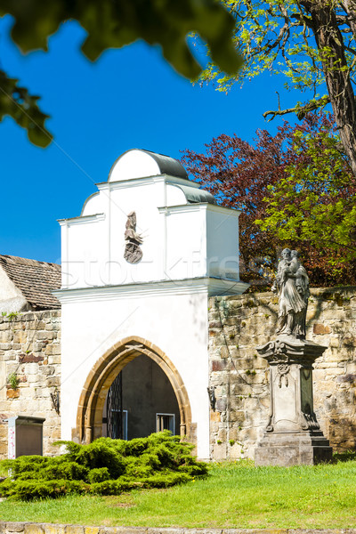 Klasztor Czechy architektury Europie bramy odkryty Zdjęcia stock © phbcz