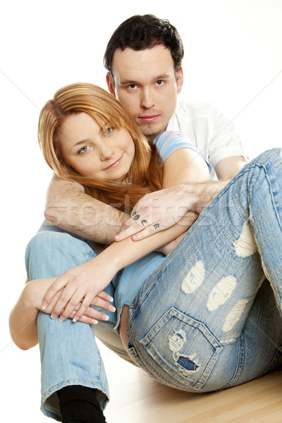 hugging couple Stock photo © phbcz
