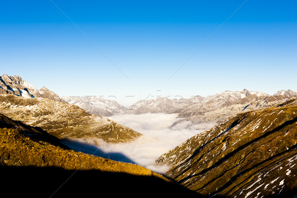 view from Furkapass, canton Graubunden, Switzerland Stock photo © phbcz