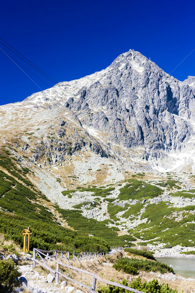 Lomnicky Peak and Skalnate Tarn, Vysoke Tatry (High Tatras), Slo Stock photo © phbcz