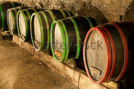 Cave à vin République tchèque bois réservoir baril Winery [[stock_photo]] © phbcz