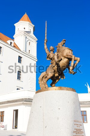 Bratislava castillo Eslovaquia viaje arquitectura Europa Foto stock © phbcz