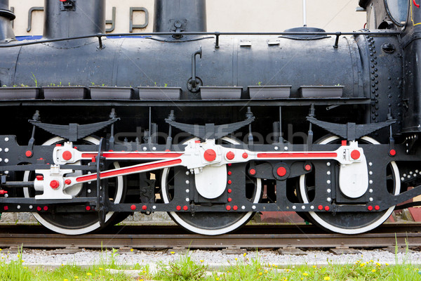 detail of steam locomotive, Visegrad, Bosnia and Hercegovina Stock photo © phbcz
