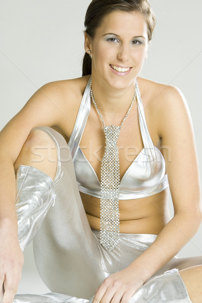 Foto stock: Retrato · sesión · mujer · moda · jóvenes