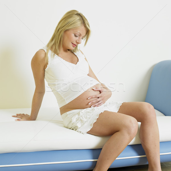 pregnat woman Stock photo © phbcz