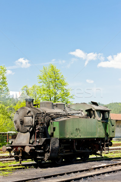 Stock photo: steam locomotive, delivery point in Oskova, Bosnia and Hercegovi