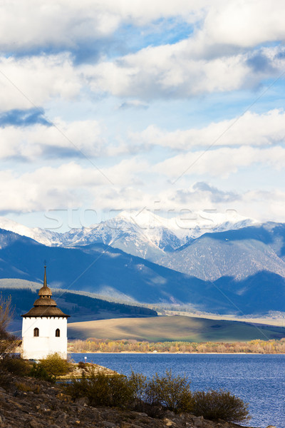 Liptovska Mara with Western Tatras at background, Slovakia Stock photo © phbcz
