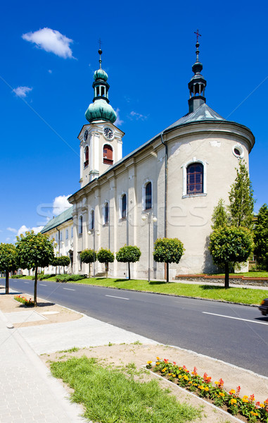 church in Nove Mesto nad Metuji, Czech Republic Stock photo © phbcz