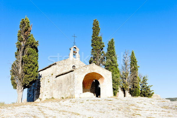 Chapel St. Sixte near Eygalieres, Provence, France Stock photo © phbcz