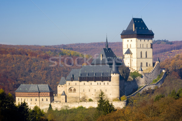 Karlstejn Castle, Czech Republic Stock photo © phbcz