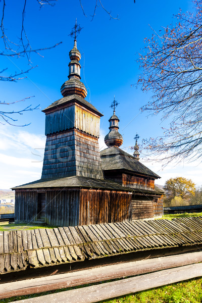 wooden church, Museum of Ukrainian village, Svidnik, Slovakia Stock photo © phbcz