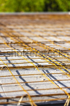 Stock photo: construction of a house