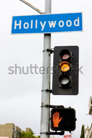 semaphore, Hollywood, Los Angeles, California, USA Stock photo © phbcz