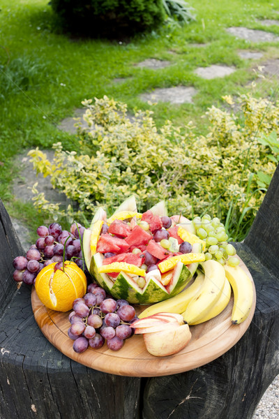 fruit still life with water melon Stock photo © phbcz