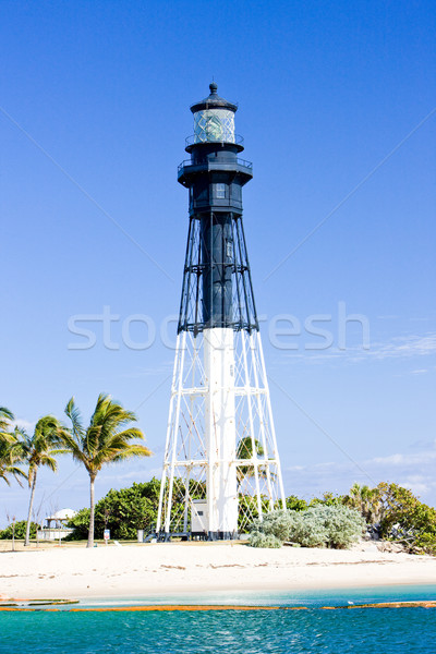Stock foto: Leuchtturm · Strand · Florida · USA · Gebäude · Meer