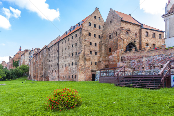 Foto stock: Medieval · Polônia · casa · edifício · cidade · arquitetura