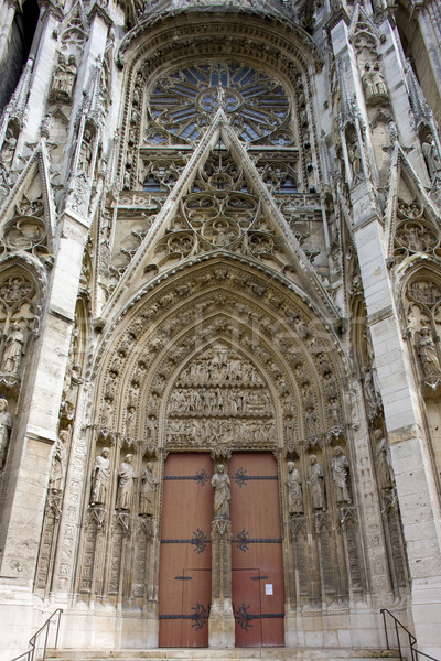 detail of Cathedral Notre Dame, Rouen, Normandy, France Stock photo © phbcz