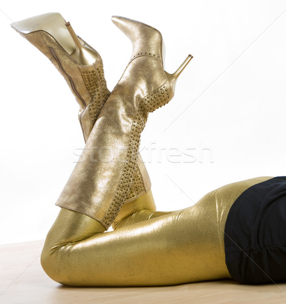 golden boots Stock photo © phbcz