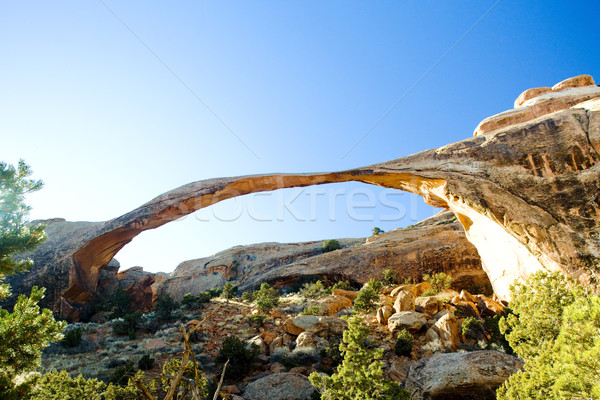 Landscape Arch, Arches National Park, Utah, USA Stock photo © phbcz