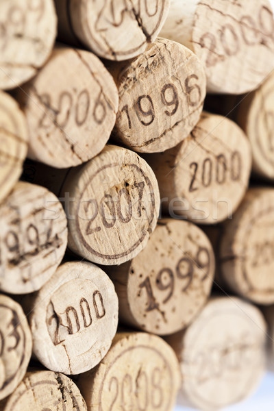 [[stock_photo]]: Still · life · fond · objet · Cork · à · l'intérieur · année