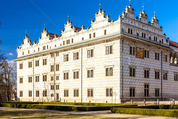 Palacio República Checa viaje castillo arquitectura historia Foto stock © phbcz