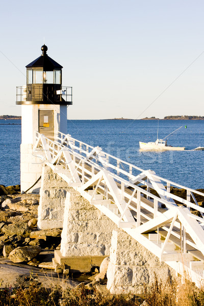 Marshall Point Lighthouse, Maine, USA Stock photo © phbcz