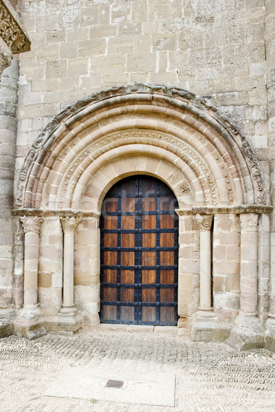 Church of Saint Mary of Eunate, Road to Santiago de Compostela,  Stock photo © phbcz