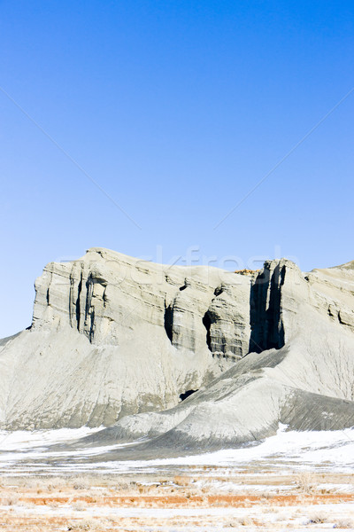 ストックフォト: 冬 · 風景 · ユタ州 · 米国 · 雪 · 岩