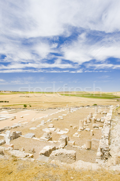 Arkeolojik yer Roma şehir mimari ören Stok fotoğraf © phbcz