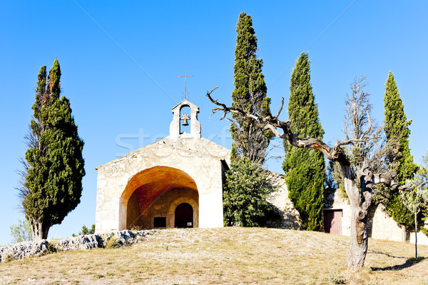 Chapel St. Sixte near Eygalieres, Provence, France Stock photo © phbcz