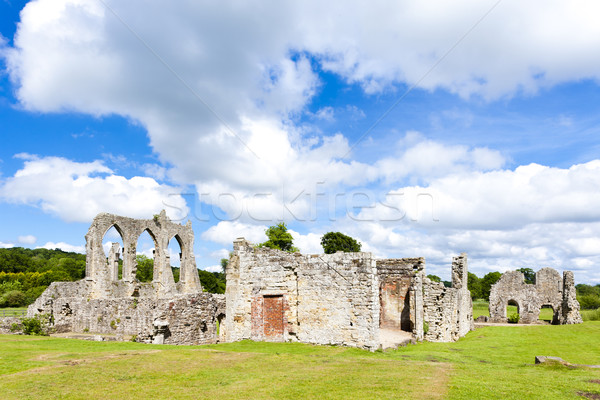 ruins of Bayham Abbey, Kent, England Stock photo © phbcz