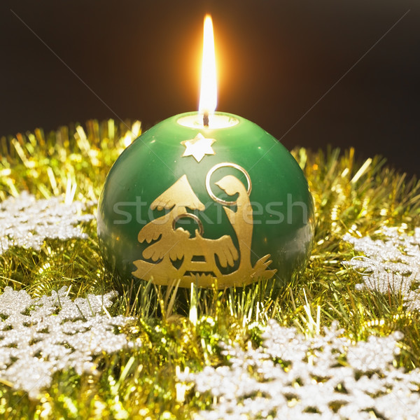 Christmas candle Stock photo © phbcz