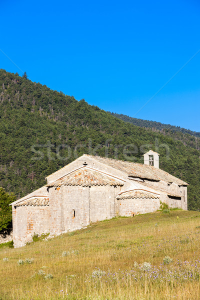 Chapel Notre-Dame near Vergons, Provence, France Stock photo © phbcz