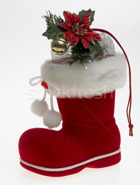 Christmas boot Stock photo © phbcz