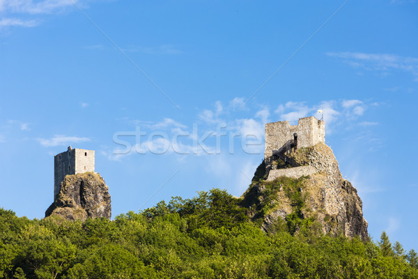 [[stock_photo]]: Ruines · château · République · tchèque · bâtiment · Voyage · architecture