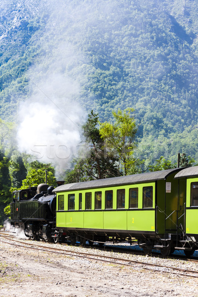 steam train, Villars-sur-Var, Provence, France Stock photo © phbcz