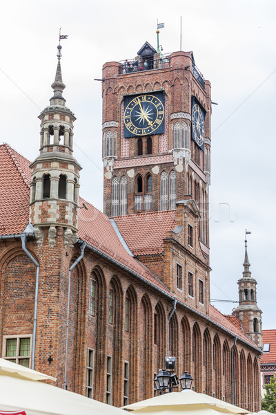 city hall of Torun, Rynek Staromiejski, Kuyavia-Pomerania, Polan Stock photo © phbcz