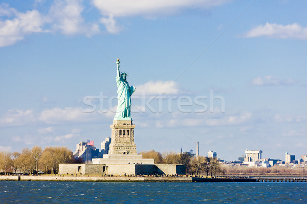 Wolności wyspa posąg Nowy Jork USA Zdjęcia stock © phbcz